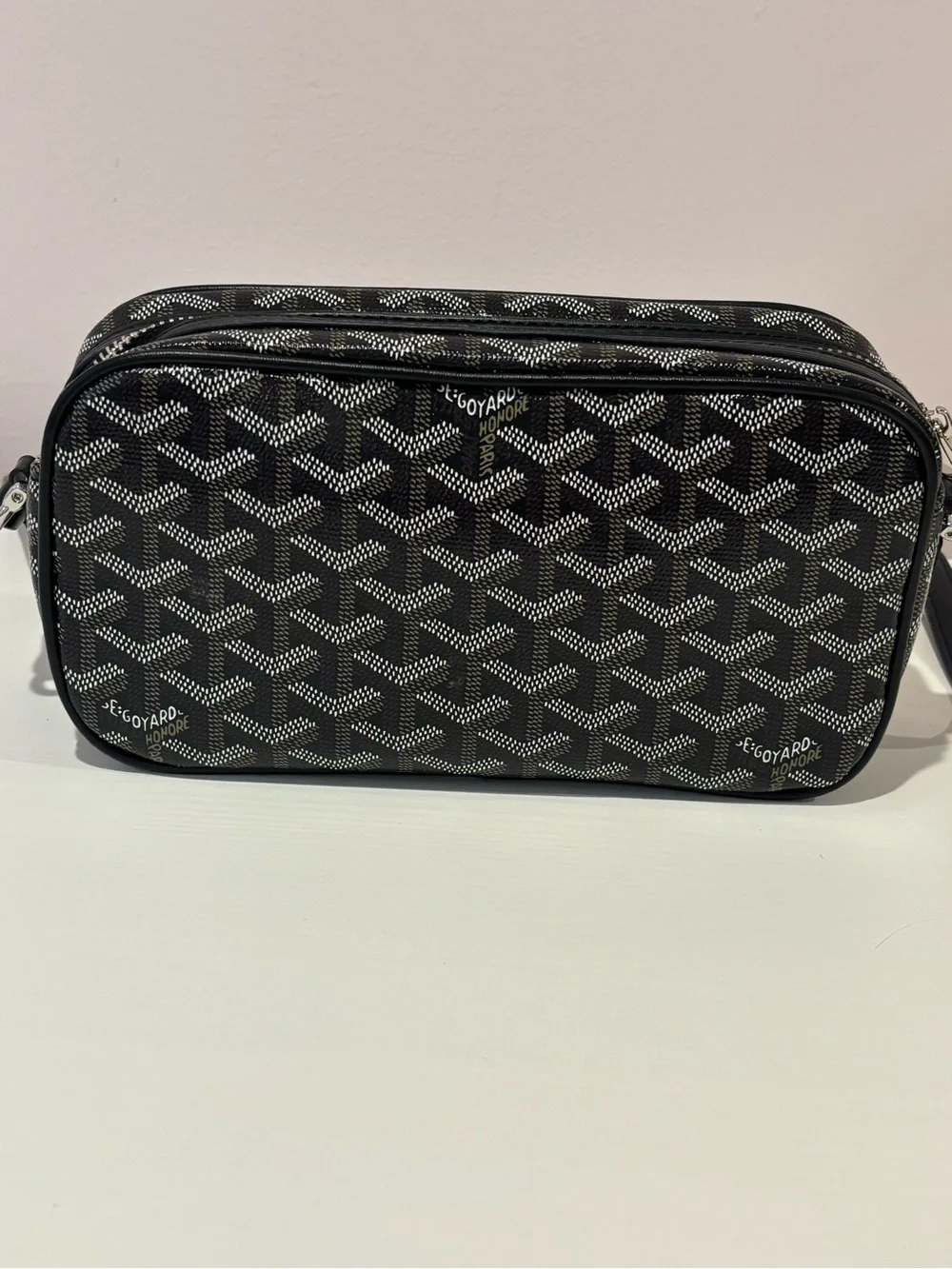 🖤Designer Inspired Black Canvas Camera/CrossbodyBag🖤